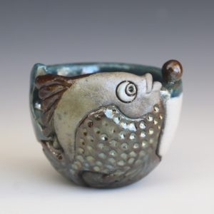 Raku Mini-Fish Bowl