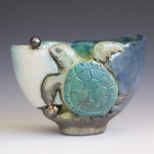 Turtle Bowl (with pressed turtle)